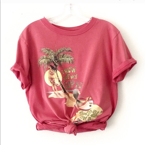 Vintage Tops - VTG 90’s Margaritaville single stitch graphic tee